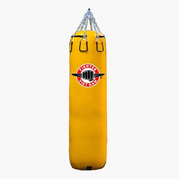 Bao Cát Fighter Cao Cấp 1.2m - 1.5m - 1.7m x ĐK 40cm - Vàng, Đen, Xanh, Nâu
