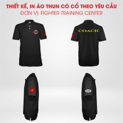 Thiết Kế, In Áo Thun Võ Thuật Có Cổ Theo Yêu Cầu Câu Lạc Bộ - Võ Đường