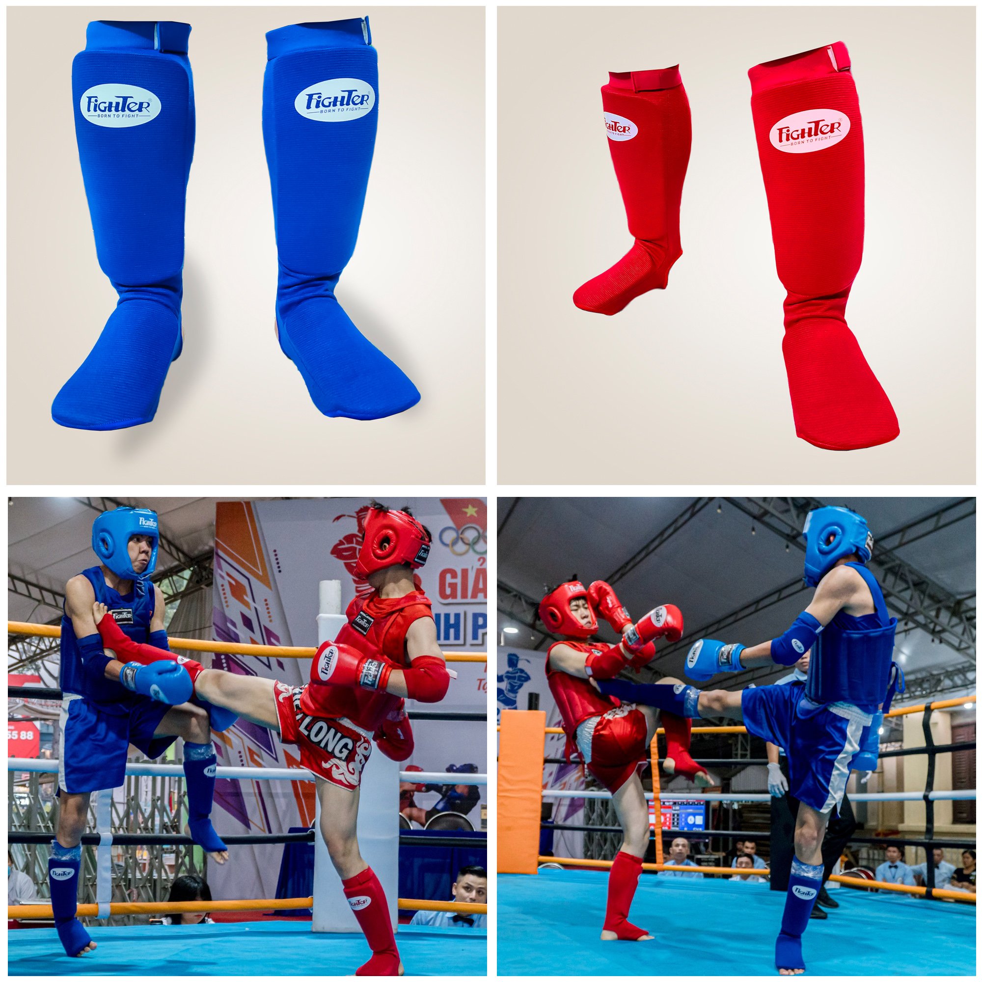 Giáp Chân Muay Thái Fighter PT