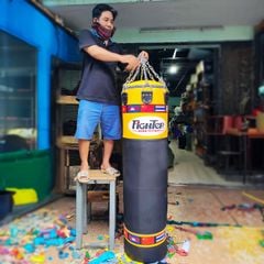 Bao Cát Fighter BTF 1.2m, 1.5m, 1.7m x ĐK 40cm - Đỏ, Đen, Vàng, Xanh