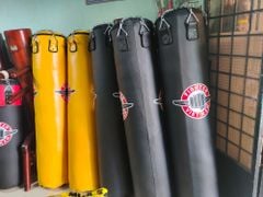 Bao Cát Fighter Cao Cấp 1.2m - 1.5m - 1.7m x ĐK 40cm - Vàng, Đen, Xanh, Nâu