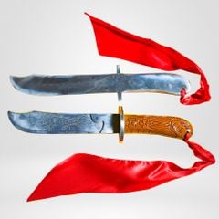 Song Dao Găm Nhôm PT Chạm Rồng