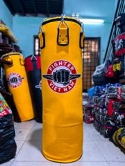 Bao Cát Fighter Cao Cấp 1.2m - 1.5m - 1.7m x ĐK 40cm - Vàng, Đen, Xanh, Nâu
