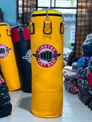Bao Cát Fighter Cao Cấp 1.2m - 1.5m - 1.7m x ĐK 40cm - Vàng, Đen, Xanh, Nâu