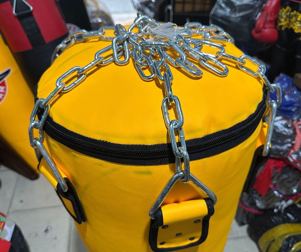 Bao Cát Fighter Cao Cấp 1.2m - 1.5m - 1.7m x ĐK 40cm - Vàng, Đen, Xanh, Nâu