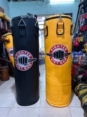 Bao Cát Fighter Cao Cấp 1.2m - 1.5m - 1.7m x ĐK 40cm - Vàng, Đen, Xanh, Nâu