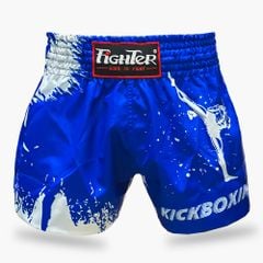 Quần Kickboxing Fighter K01 - Xanh, Đỏ