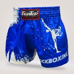 Quần Kickboxing Fighter K01 - Xanh, Đỏ