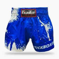 Quần Kickboxing Fighter K01 - Xanh, Đỏ