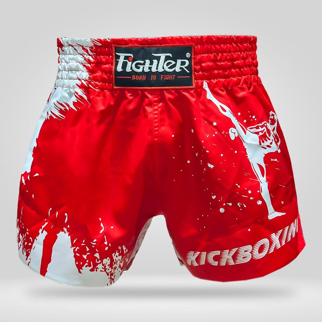 Quần Kickboxing Fighter K01 - Xanh, Đỏ