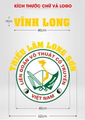 Áo Choàng Võ Cổ Truyền Fighter - In