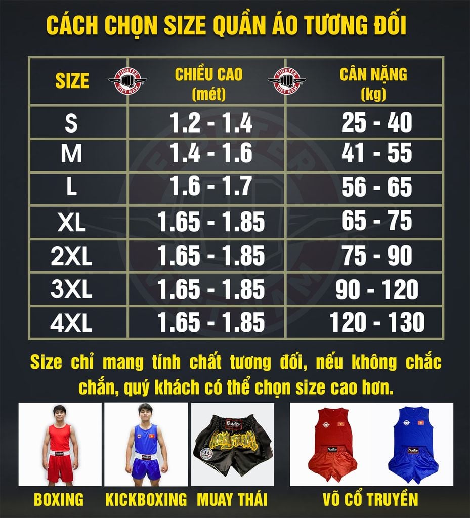 Quần Kickboxing Fighter K01 - Xanh, Đỏ