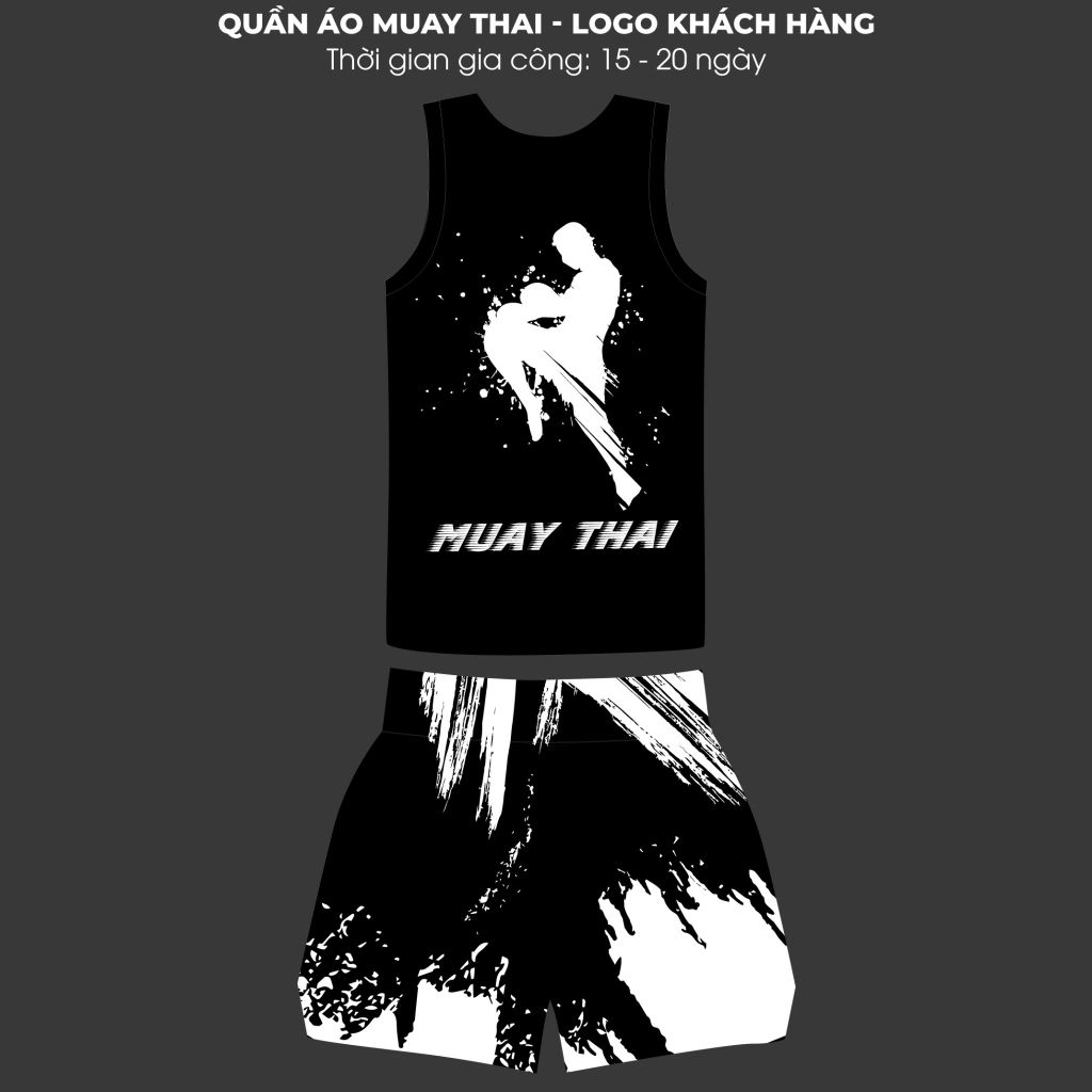Quần Áo Muay Thái - Logo Khách Hàng - Liên hệ: 0985 429 842