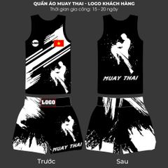 Quần Áo Muay Thái - Logo Khách Hàng - Liên hệ: 0985 429 842