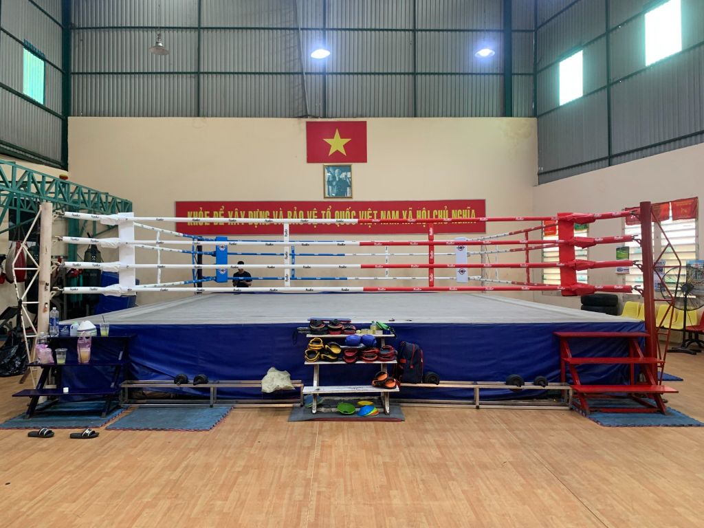 Sàn Đài Fighter 6 mét x 6 mét: Boxing, MuayThai, Kickboxing, Võ Cổ Truyền