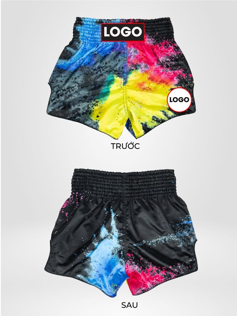 Quần Muay Thái 3D - Logo Khách Hàng - Liên hệ: 0985 429 842