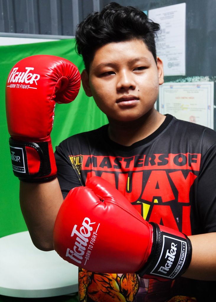 Găng Boxing Fighter Đỏ