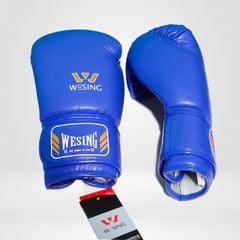 Găng Boxing Wesing Tiêu Chuẩn Thi Đấu - Hàng Chính Hãng - BLUE