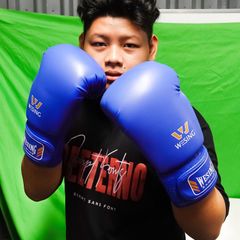 Găng Boxing Wesing Tiêu Chuẩn Thi Đấu - Hàng Chính Hãng - BLUE