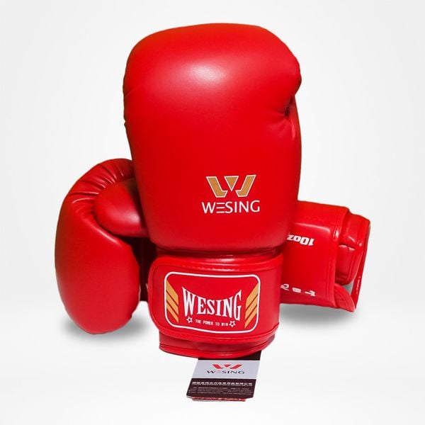 Găng Boxing Wesing Tiêu Chuẩn Thi Đấu - Hàng Chính Hãng - RED