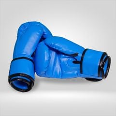 Găng Boxing Fighter Shark Trẻ Em Xanh - 6oz