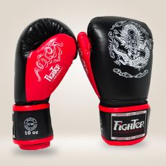 Găng Boxing Fighter Dragon Cao Cấp - Đỏ