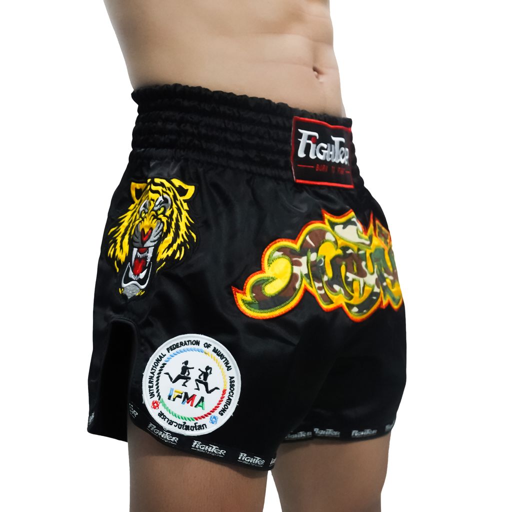 Quần Muay Thái Fighter Tiger Cao Cấp