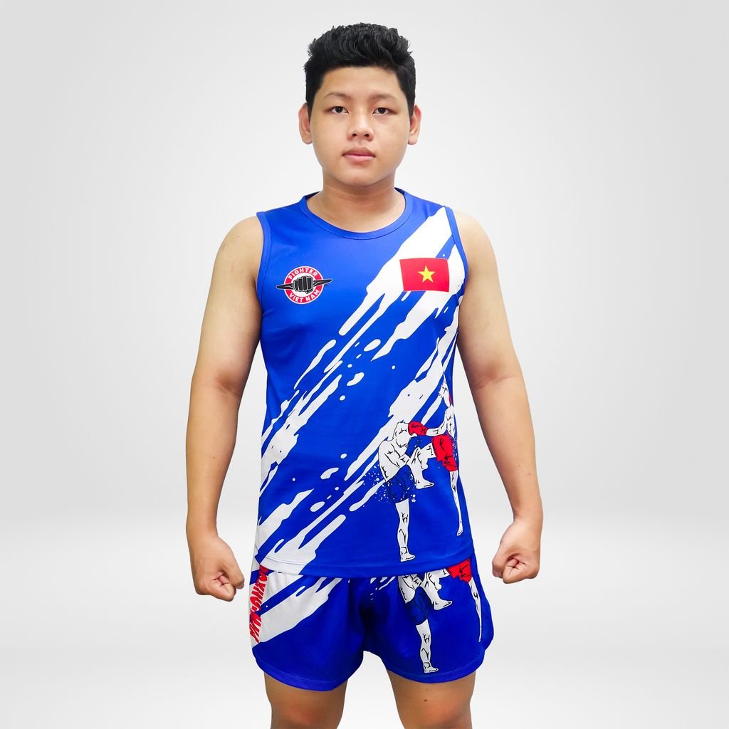 Quần Áo Muay - KickBoxing Hoa Văn 001