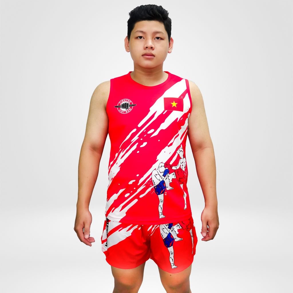 Quần Áo Muay - KickBoxing Hoa Văn 001