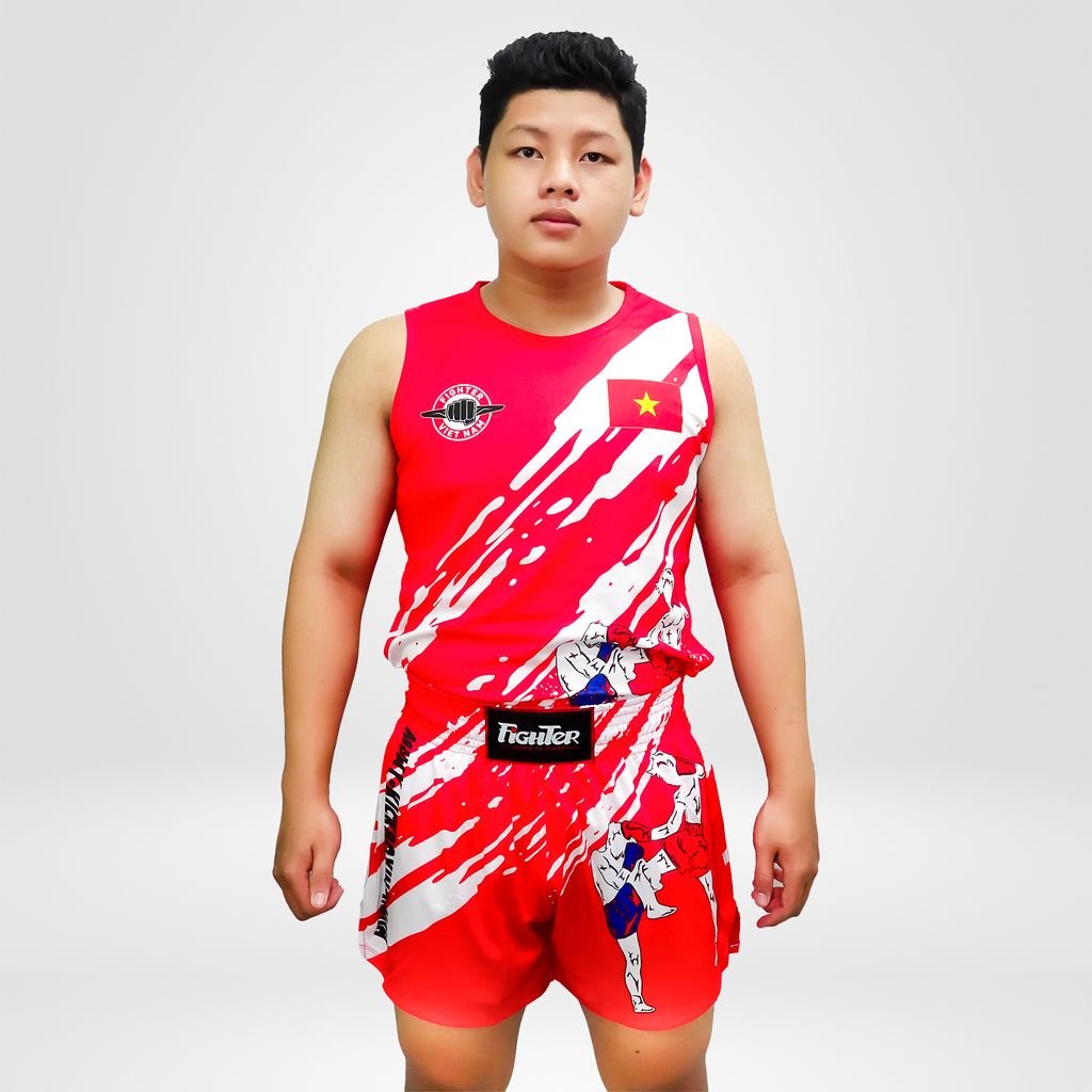 Quần Áo Muay - KickBoxing Hoa Văn 001