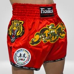 Quần Muay Thái Fighter Tiger Cao Cấp - Red