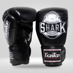 Găng Boxing Fighter Shark Cao Cấp - Màu Đen