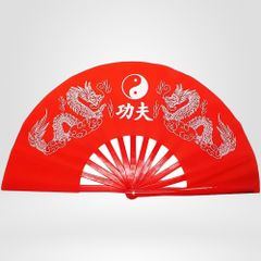 Quạt Kungfu Cao Cấp Hình Rồng