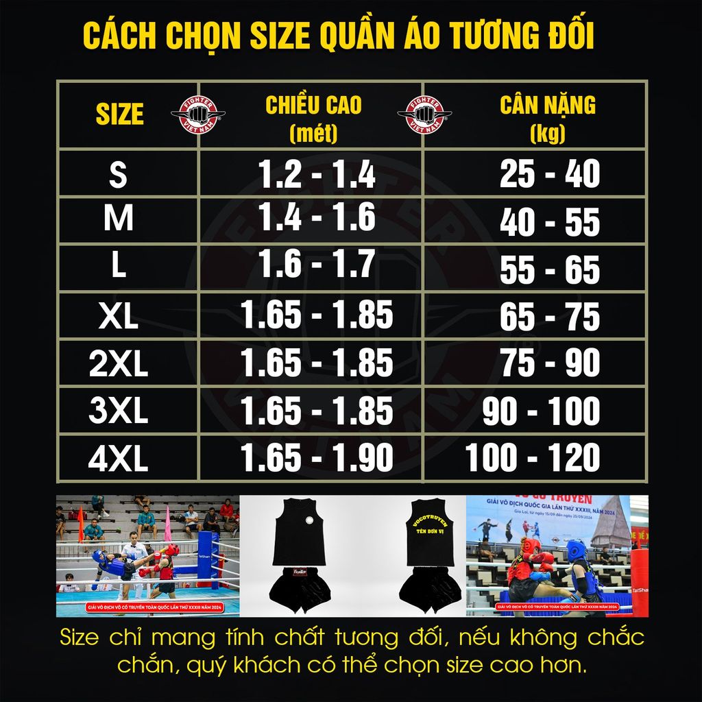 Quần Thi Đấu Võ Cổ Truyền Hunter