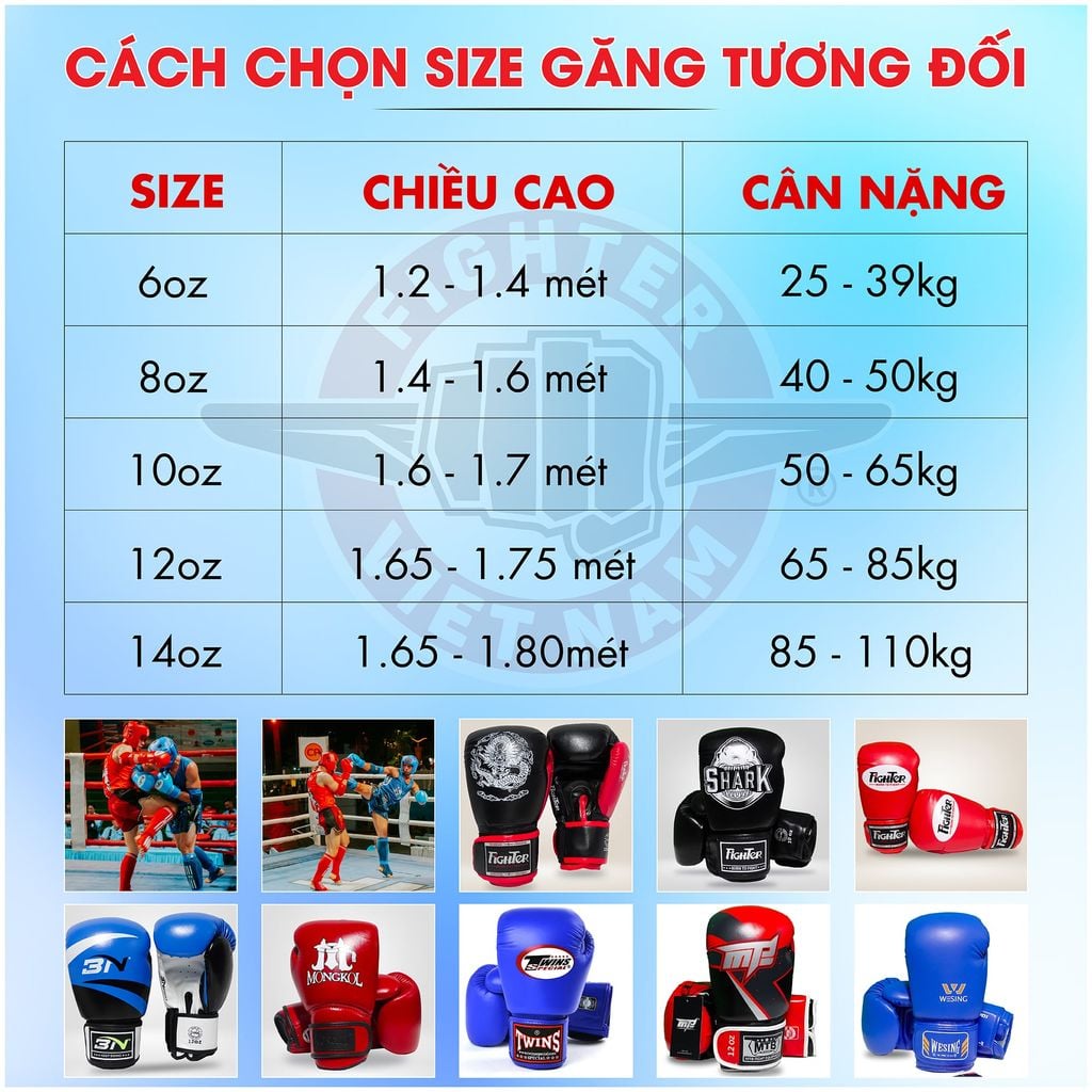 Găng Boxing MTB Xanh Lá