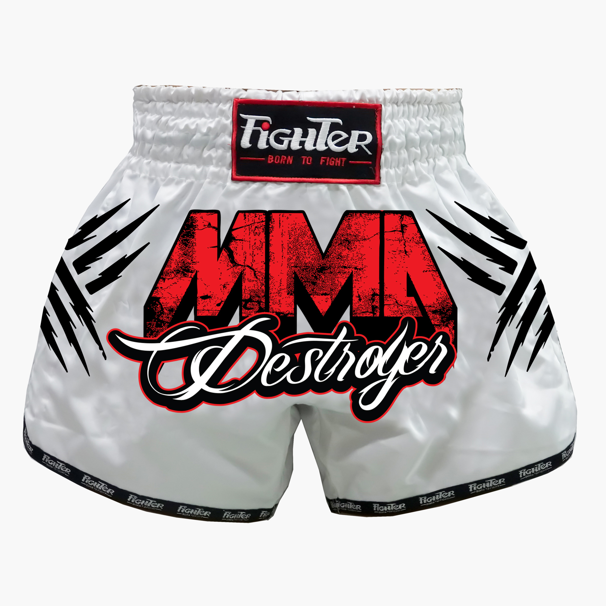 Quần Muay MMA Fighter - Trắng