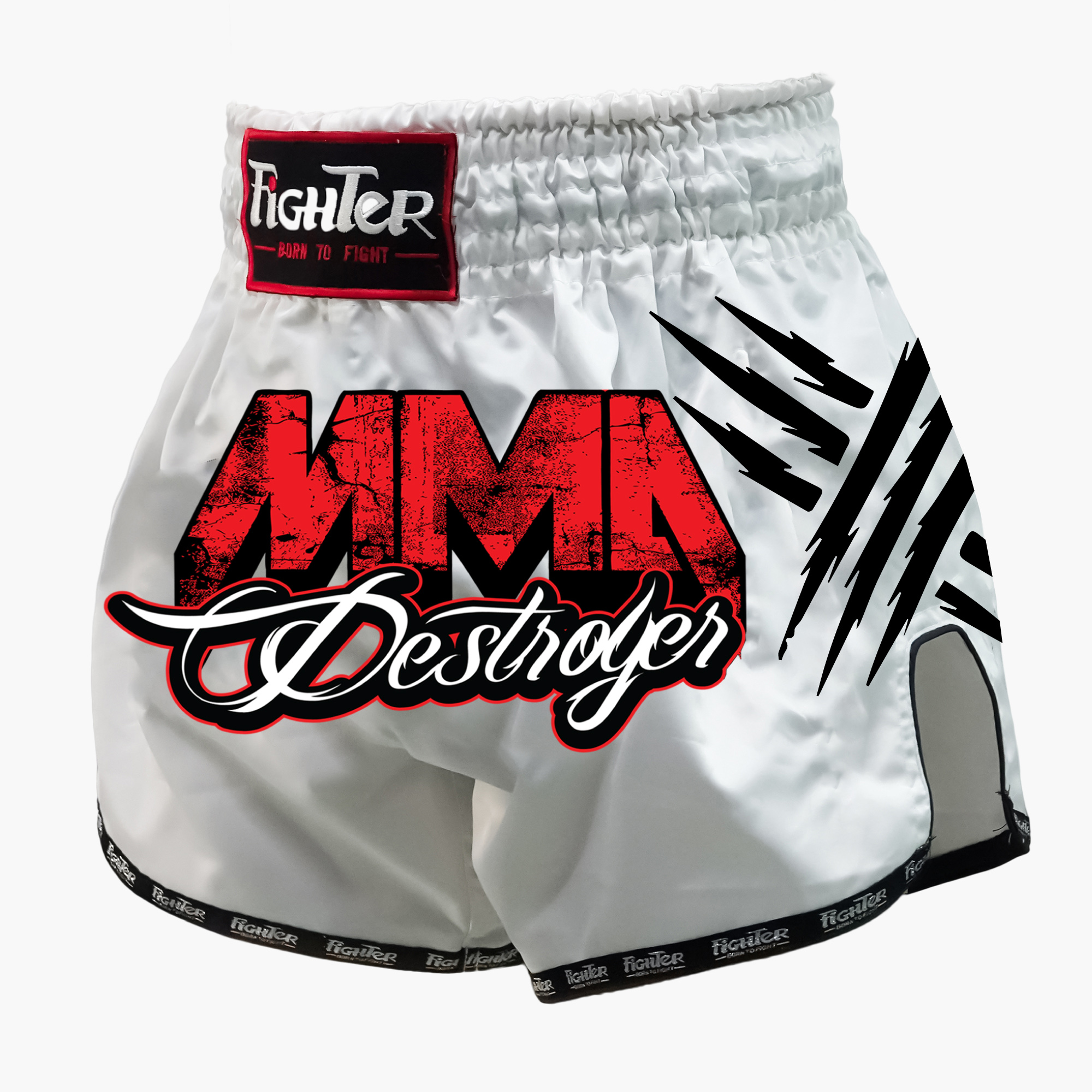 Quần Muay MMA Fighter - Trắng