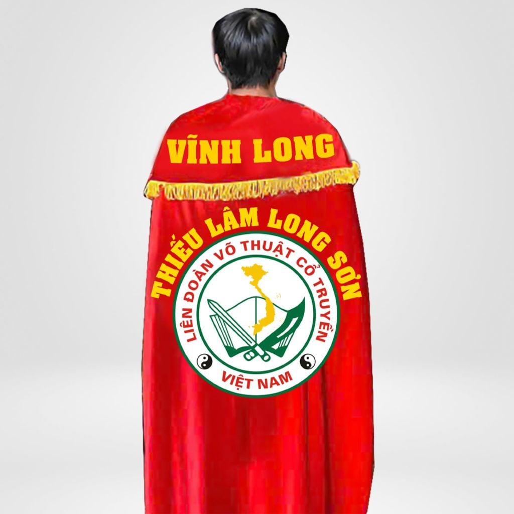 Áo Choàng Võ Cổ Truyền Fighter - In