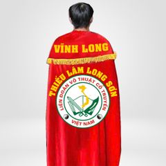 Áo Choàng Võ Cổ Truyền Fighter - In