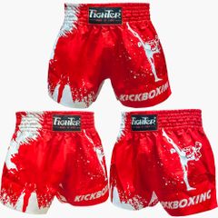 Quần Kickboxing Fighter K01 - Xanh, Đỏ