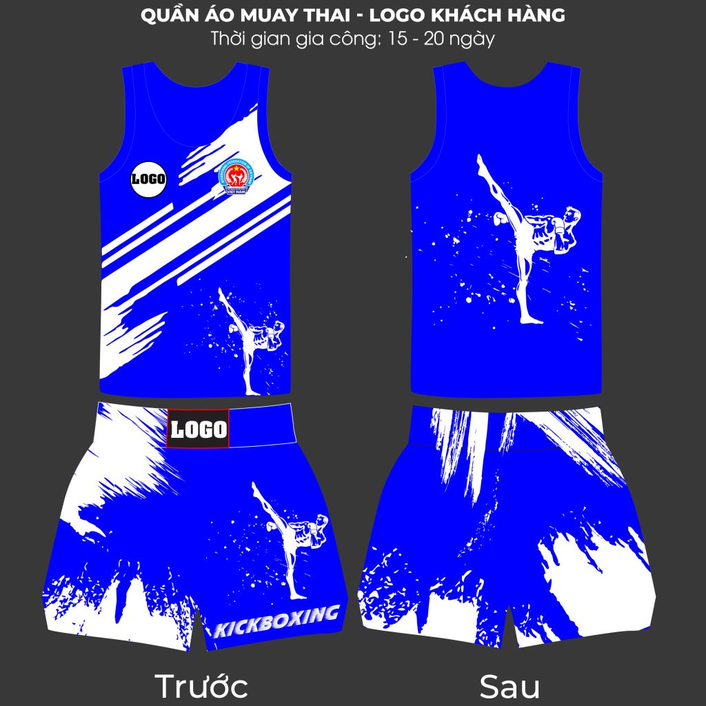 Quần Áo Kickboxing - Logo khách hàng - Liên hệ: 0985 429 842
