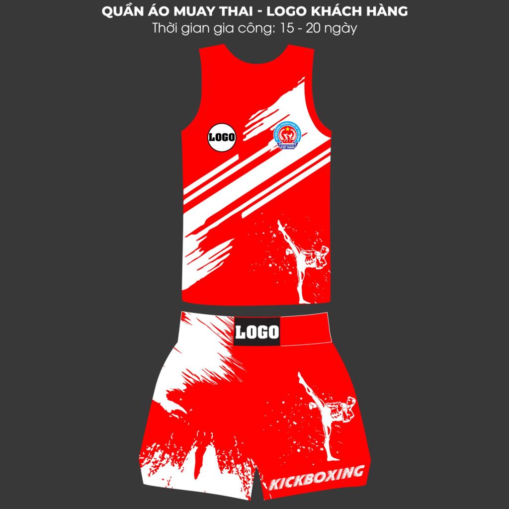 Quần Áo Kickboxing - Logo khách hàng - Liên hệ: 0985 429 842
