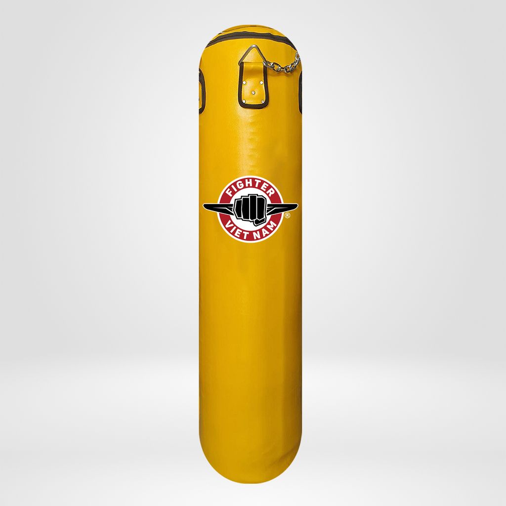 Bao Cát Fighter Cao Cấp 1.2m - 1.5m - 1.7m x ĐK 40cm - Vàng, Đen, Xanh, Nâu