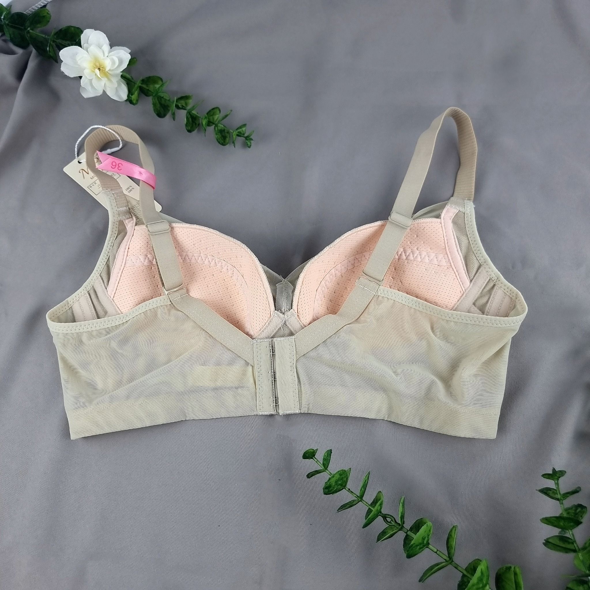 Áo ngực không gọng mút mỏng  5529 3 móc