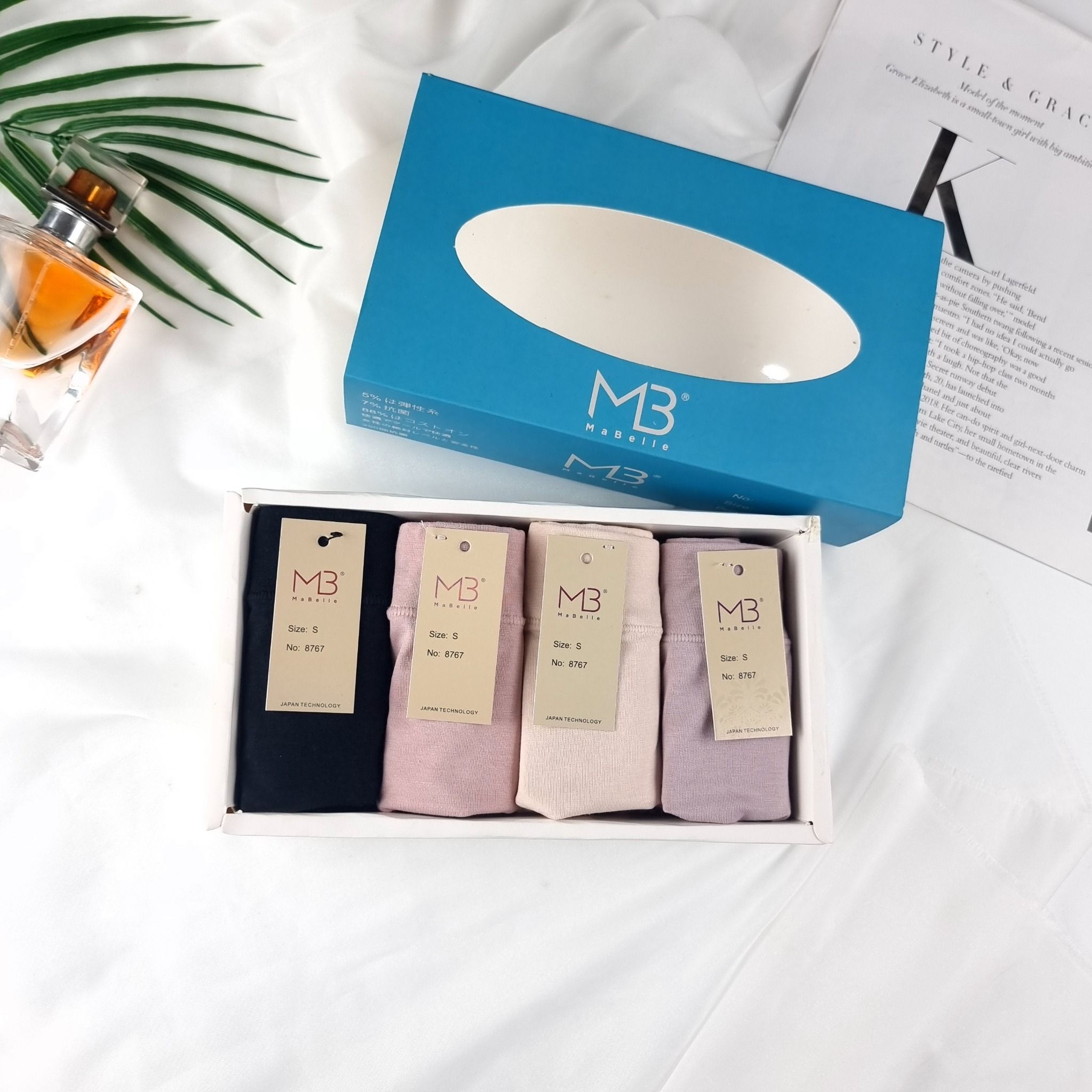 Quần lót kháng khuẩn 8767 cạp cao