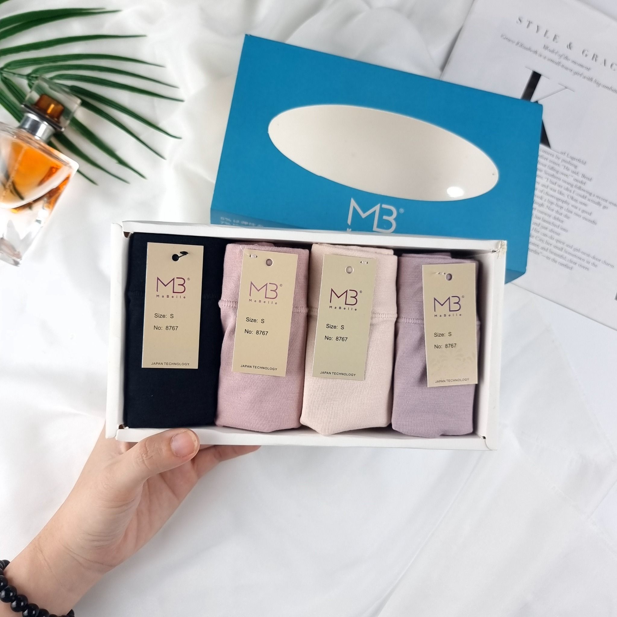 Quần lót kháng khuẩn 8767 cạp cao