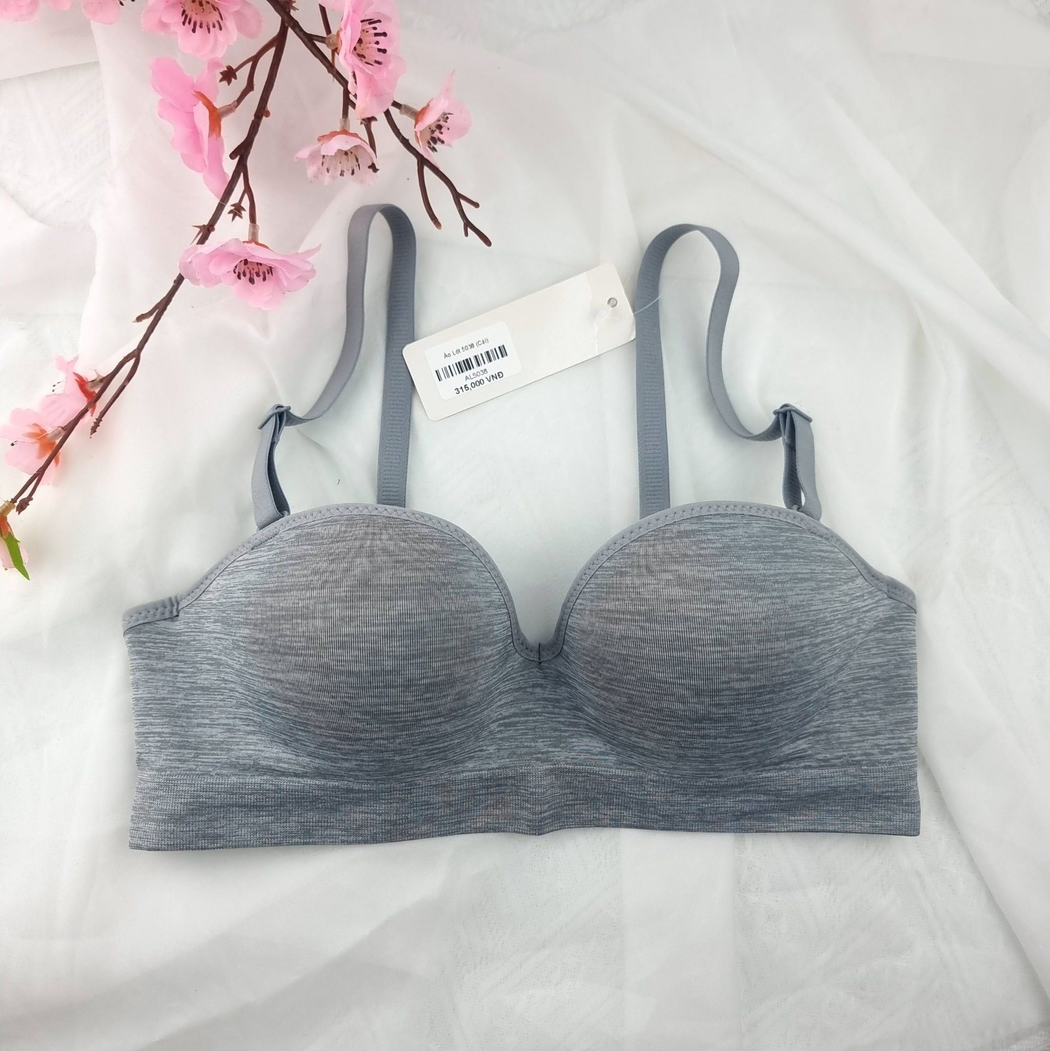 Áo ngực mút mỏng có gọng MB 5038, quả ngang