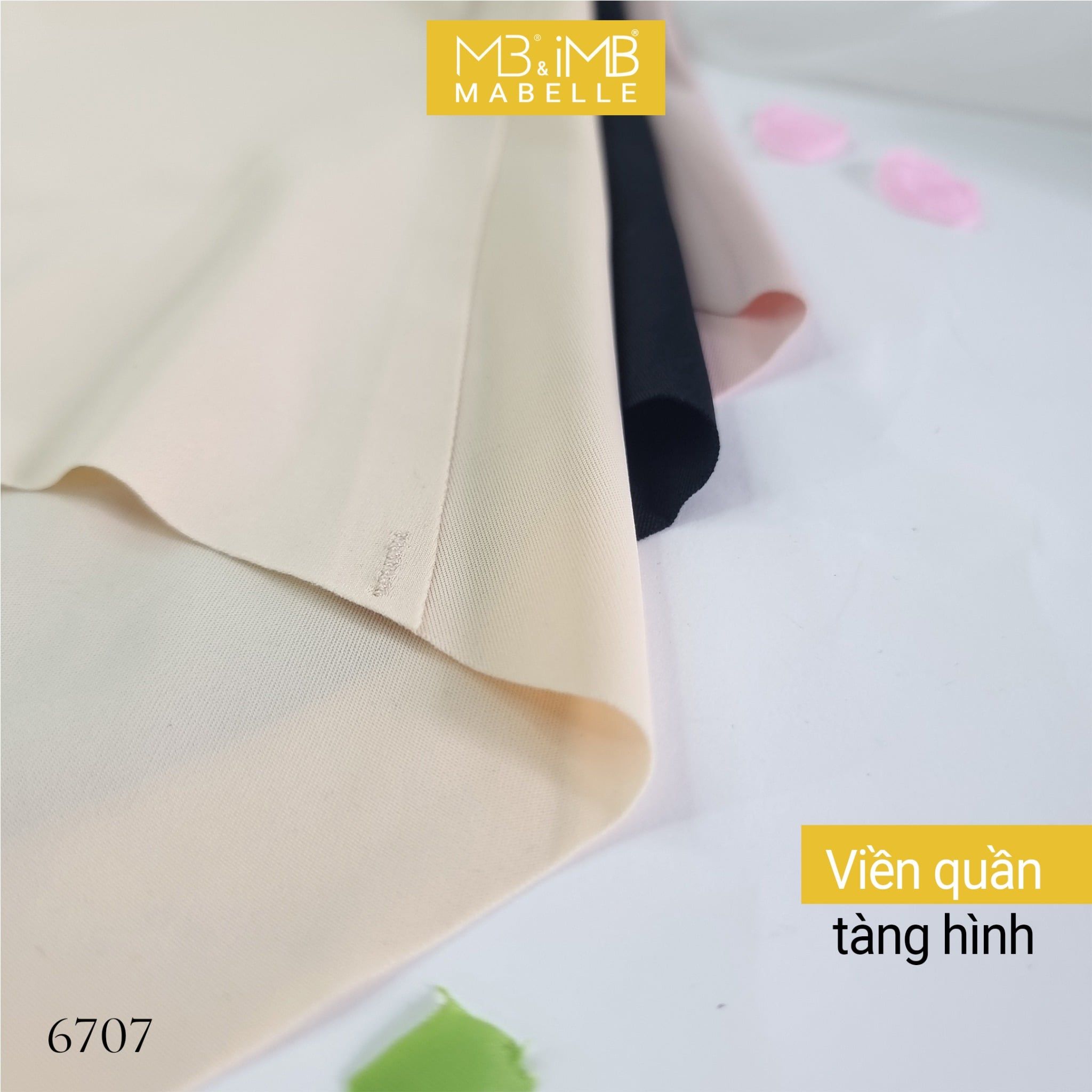 Quần lót tàng hình làm mát cao su non 6707 cạp cao