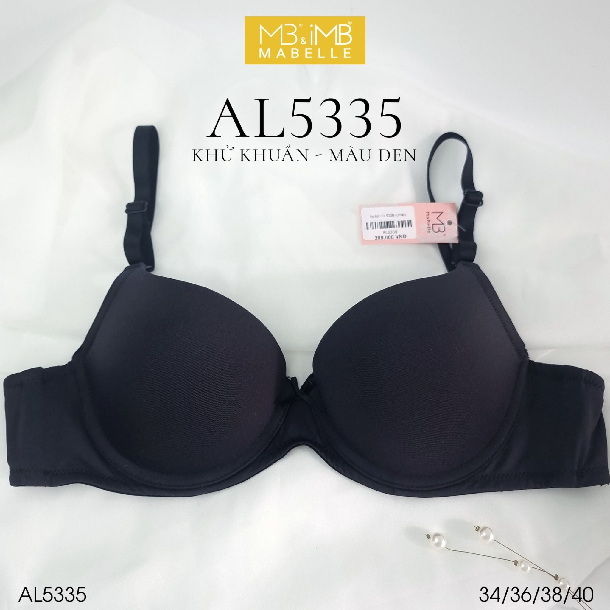 Áo ngực có gọng mút vừa lưng lưới 5335 2 móc