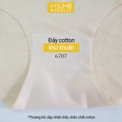 Quần lót tàng hình làm mát cao su non 6707 cạp cao